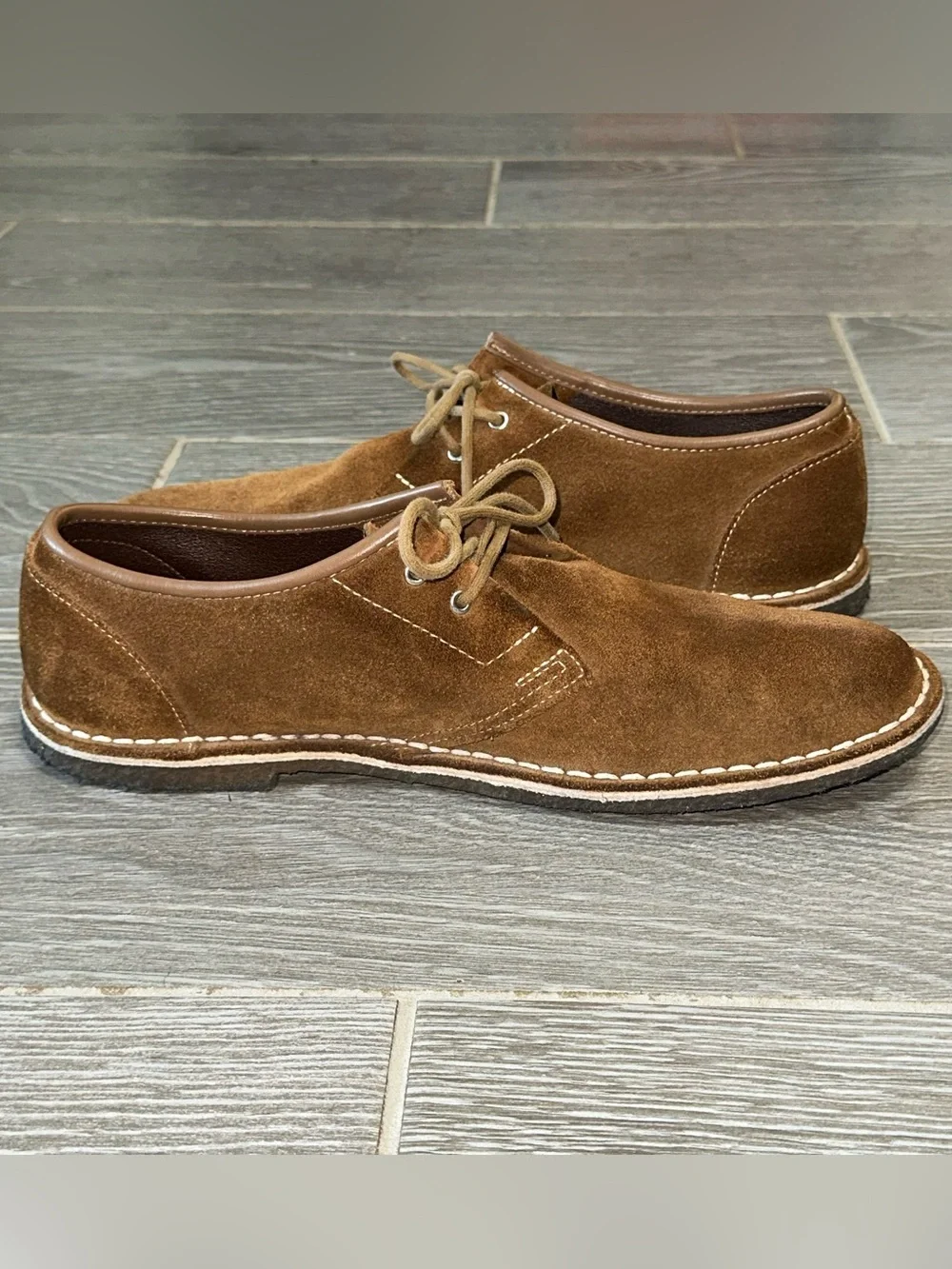 Clarks Originals Jink Cola Suede Oxford Men’s 11M Crepe Sole Casual Minimalist